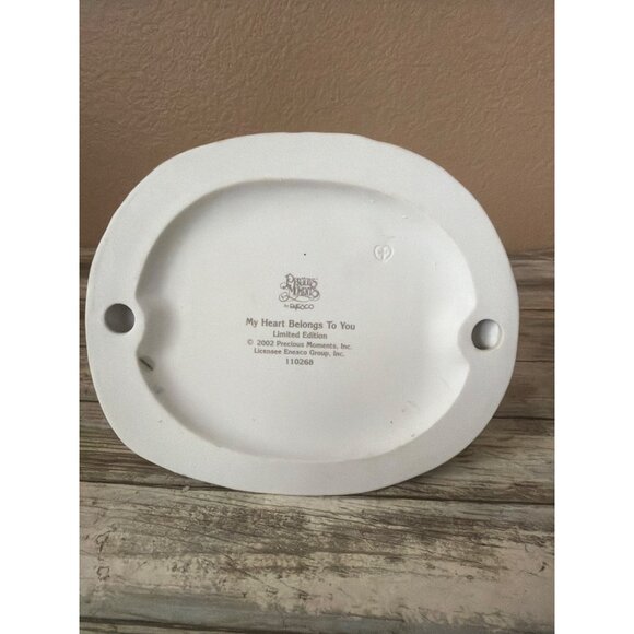 Precious Moments 2002 “My Heart Belongs To You” Ltd Ed Figurine #110268 - No Box - Picture 9 of 14